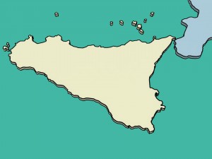3d map - italy with all regions 3D 模型