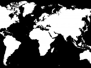 3d map - world planisphere 3Dモデル