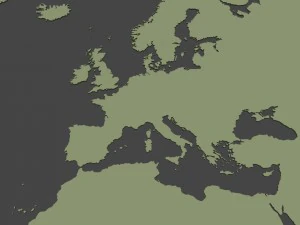 3d map - world planisphere 3D Model