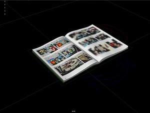 book rig for maya 3D Model