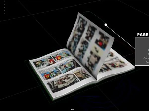 book rig for maya 3D Model