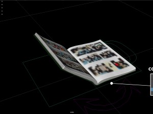 book rig for maya 3D Модель