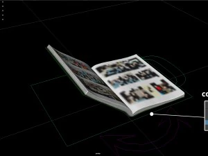 book rig for maya 3D Model