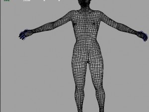 woman rigged for maya 3D मॉडल
