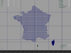 3d map - france with relief 5k 3D Model