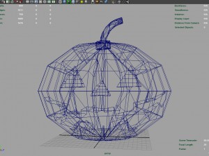 pumpkin halloween lowpoly gameready 3D मॉडल