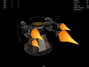 as tower defense rig maya 3D Model