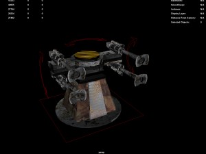 as tower defense rig maya 3D Model