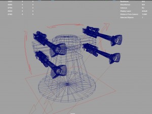 as tower defense rig maya 3D Model