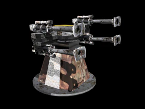 as tower defense rig maya 3D Model