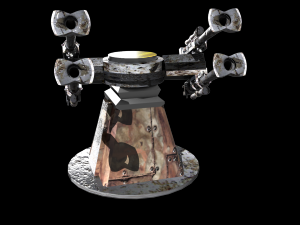 as tower defense rig maya 3D Model