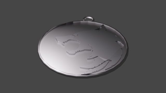 the witcher series - medallion model Model do druku 3D .c4d .max .obj .3ds .fbx .stl .blend 