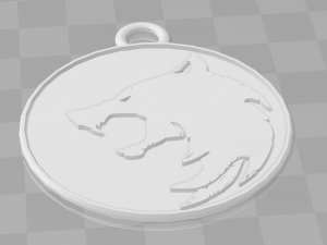 the witcher series - medallion model Model do druku 3D