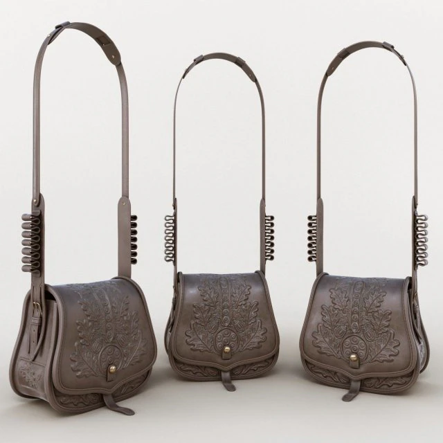 shoulder bag 3D Model .c4d .max .obj .3ds .fbx .stl .blend 