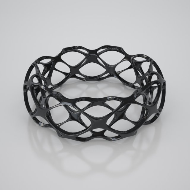 twisted bracelet 3D मॉडल .c4d .max .obj .3ds .fbx .stl .blend