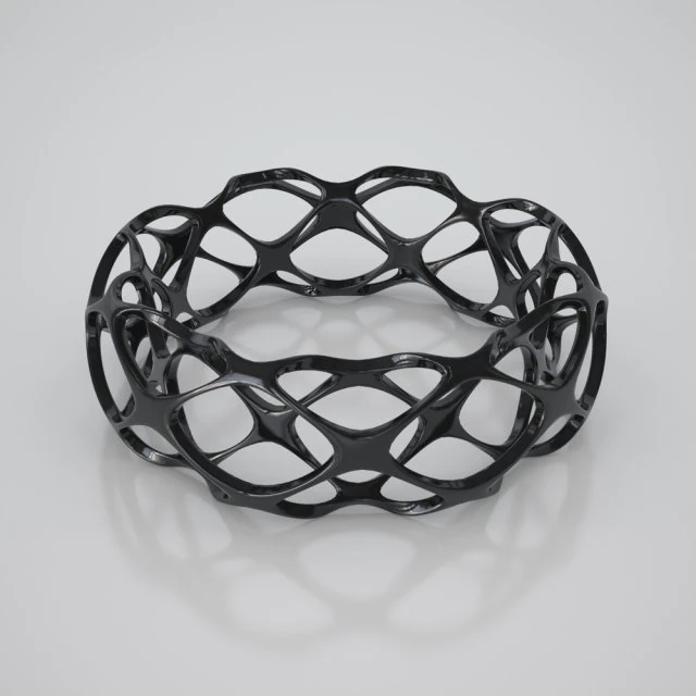 twisted bracelet 3D Model .c4d .max .obj .3ds .fbx .stl .blend 