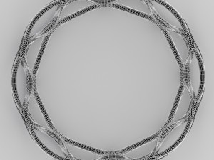twisted bracelet 3D मॉडल