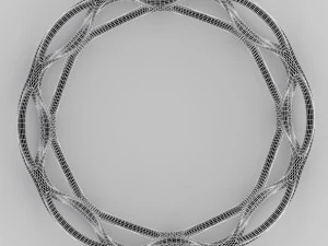twisted bracelet 3D Model