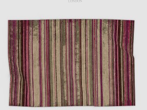rug faded stripe 3D 모델