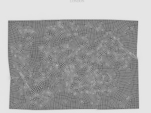 rug faded stripe 3D 모델