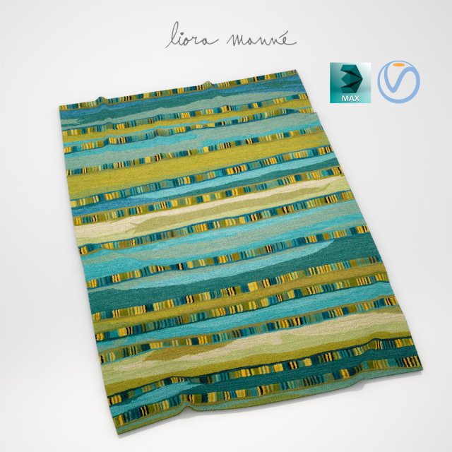 rug stripe sevilla 3Dモデル .c4d .max .obj .3ds .fbx .stl .blend 