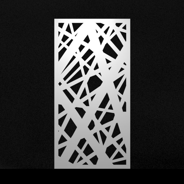 low-poly cnc panel lines hard lattice 3D Модель .c4d .max .obj .3ds .fbx .stl .blend 