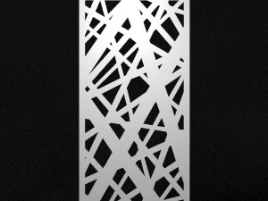 l&iacute;neas de panel cnc de baja poli enrejado duro Modelo 3D