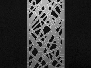 low-poly cnc panel lines hard lattice 3D Модель