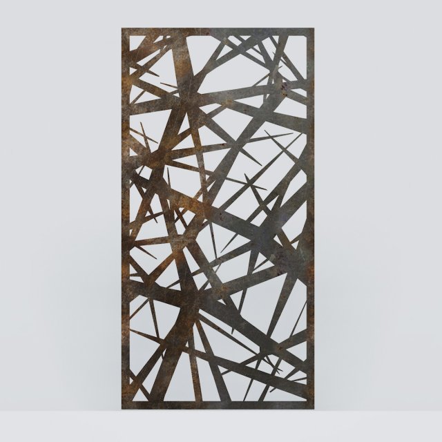 low-poly cnc panel lines sharp lattice Model 3D .c4d .max .obj .3ds .fbx .stl .blend 
