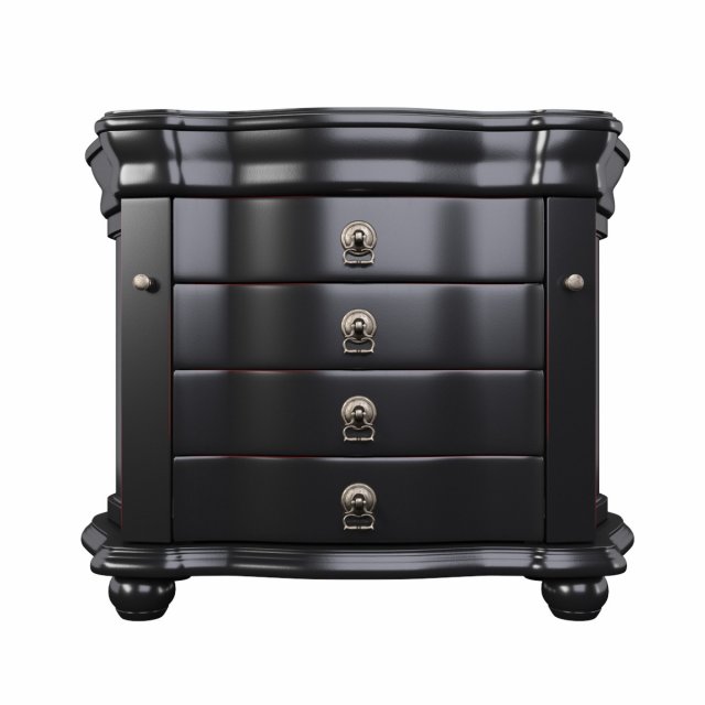 louis jewelry chest by hives and honey 3D मॉडल .c4d .max .obj .3ds .fbx .stl .blend 
