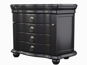 louis jewelry chest by hives and honey 3D मॉडल