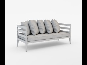 west elm jardine outdoor furniture set 3D-Modell