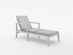 west elm jardine outdoor furniture set 3D-Modell