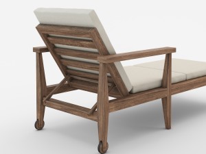 west elm jardine outdoor furniture set 3D-Modell