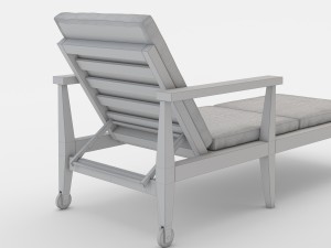 west elm jardine outdoor furniture set 3D-Modell