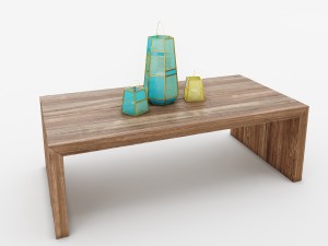 west elm jardine outdoor furniture set 3D-Modell