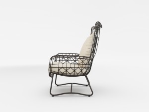 palecek7571-10 capri outdoor wing dining chair b Modelo 3D