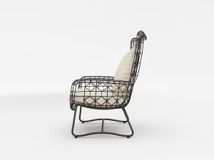 palecek7571-10 capri outdoor wing dining chair b 3D Model