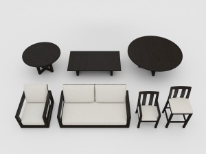 costa outdoor furniture collection rh 3D 모델