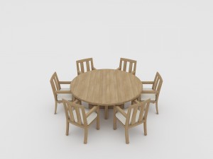 costa outdoor furniture collection rh 3D 모델