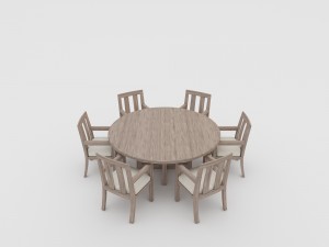 costa outdoor furniture collection rh 3D 모델