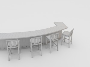 costa outdoor furniture collection rh 3D 모델