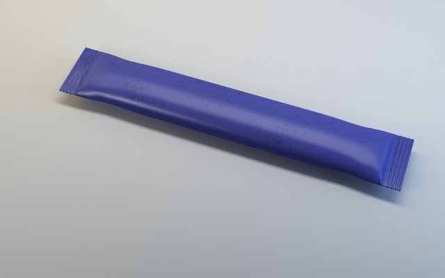 sachet Modello 3D .c4d .max .obj .3ds .fbx .stl .blend