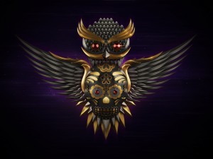 owl skull Modelo 3D