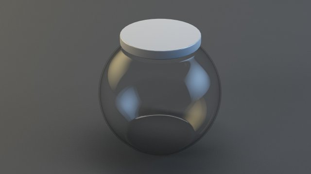 glass jar Modello 3D .c4d .max .obj .3ds .fbx .stl .blend 