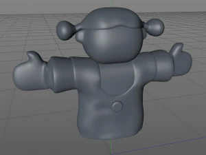 female doll 3D Model