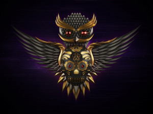 owl model Modelo 3D