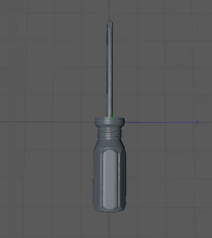 screwdriver 3D Model .c4d .max .obj .3ds .fbx .stl .blend