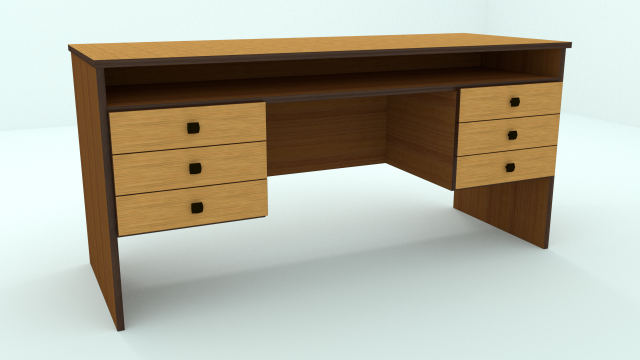 desk 3Dモデル .c4d .max .obj .3ds .fbx .stl .blend 