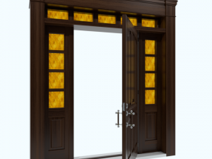 door and frame 3D 모델